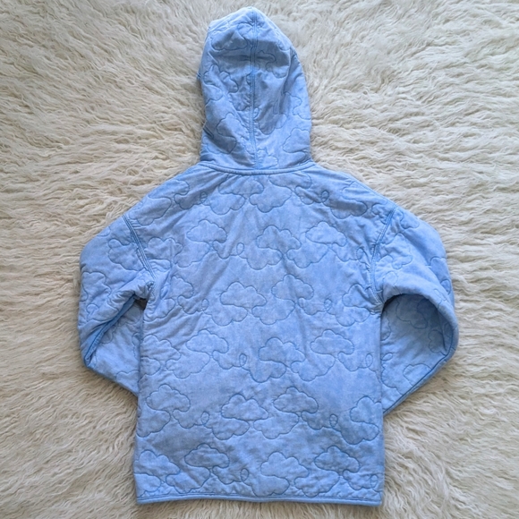 Lucky Brand Girls Youth Lightweight Full Zip Jacket Blue Quilted Cloud Large - Picture 4 of 5